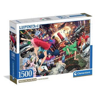 Puzzle 1500 elementów. Compact Lupin 1 III