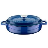 Kastrol Ø 28 cm, 3,5 l, litinový, modrý LAVA METAL LVYST28K2BLU