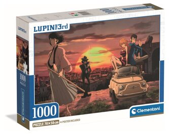 Puzzle 1000 elementów. Compact Lupin 1 III