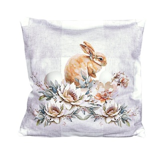 Návlek na polštář, Velikonoční zajíc, 40 x 40 cm