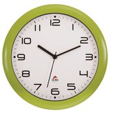Nástěnné hodiny Hornew- plastové, 30 cm, sv.zelené