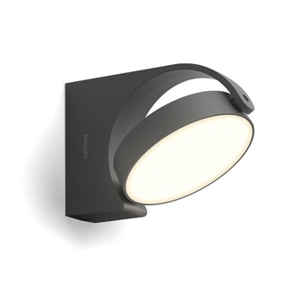 Mimosa venkovní nástěnné LED svítidlo 1x7W 630lm 2700K IP44 nestmívatelné, antracitové