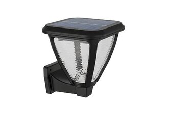 Vapora solární venkovní nástěnné LED svítidlo 1,5W 200lm 2700K IP44, černé