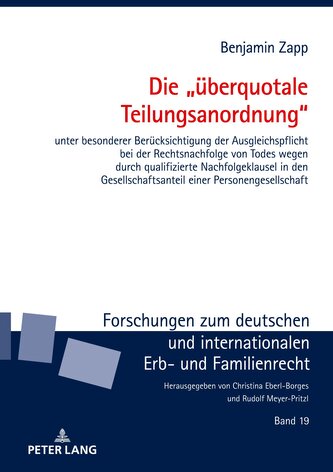 Die "überquotale Teilungsanordnung"