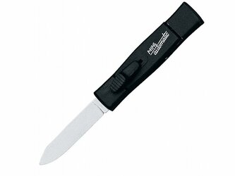 FOX knives 256 vreckový automatický nôž 6 cm, čierna, hliník