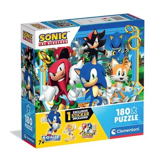 Puzzle super 180 elementów. Super kolor  Sonic 4