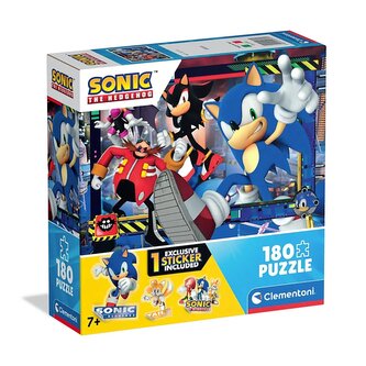 Puzzle super 180 elementów. Super kolor  Sonic 2