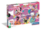 Puzzle 104 elementów. Super kolor. Minnie