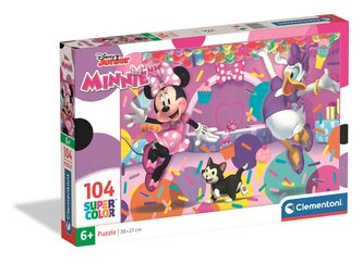 Puzzle 104 elementów. Super kolor. Minnie