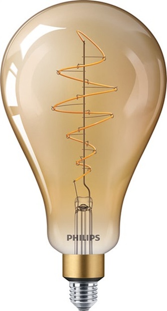 Vintage LED žárovka E27 A160 40W 470lm 1800K stmívatelné, jantarová Vintage LED žárovka E27 A160 40W 470lm 1800K stmívatelné, jantarová