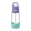 Lahev na pití s brčkem 450 ml - lilac pop