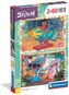 Puzzle 2 x 60 elementów. Super kolor. Stitch