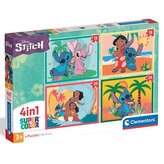 Puzzle 4 w 1 Super kolor. Stitch
