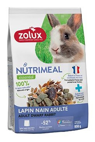 Krmivo pro králíky Adult NUTRIMEAL mix 850g Zolux Krmivo pro králíky Adult NUTRIMEAL mix 850g Zolux