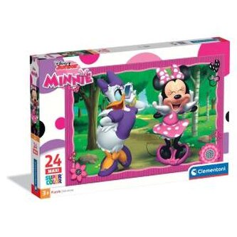 Puzzle 24 elementów. MAXI Super kolor. Minnie