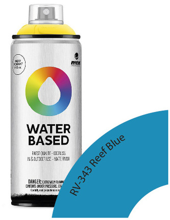 Farba w sprayu 400ml Waterbased Rv-343 Blue Green, MTN Colors