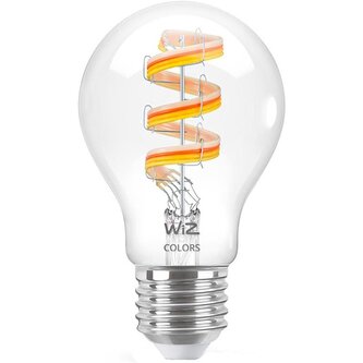 WiZ LED žárovka E27 A60 6,3W 470lm 2200-6500K RGB IP20, stmívatelná