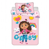 Jerry Fabrics Povlečení do postýlky Gabbys Dollhouse baby 100x135, 40x60 cm
