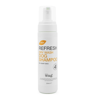 Henry Wag Refresh suchý psí šampon Broskev