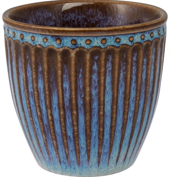 Mini porcelánový hrnek na latté Alice Oyster Blue