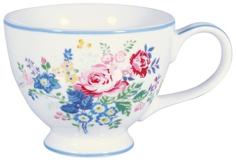 Porcelánový hrnek na čaj Elina White