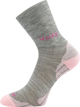 VoXX® ponožky Irizarik sv.šedá/magenta 30-34 (20-22) 1 pár