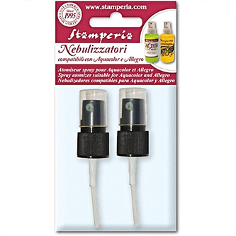 Atomizery (rozpylacze) do płynów blister 2 szt. (bez butelki), Stamperia