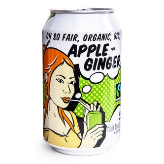 BIO, Fairtrade - limonáda jablko - zázvor - 330ml