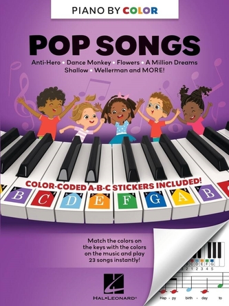 MS MS Piano-by-Color - Pop Songs