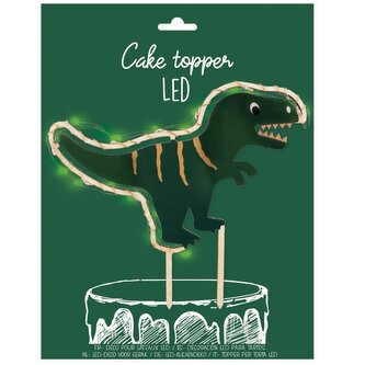 Zápich na dort dinosaurus svítící ScrapCooking