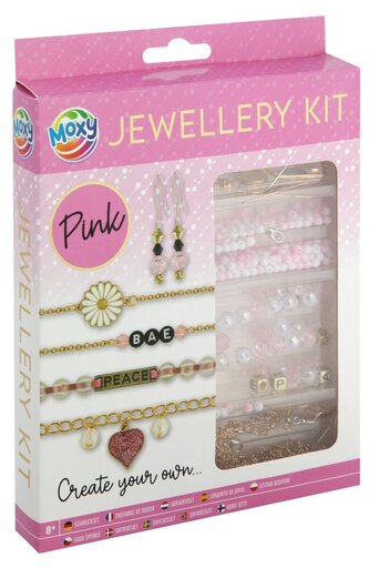 Sada na výrobu šperků - růžová