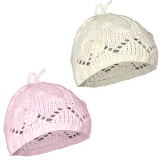 čepice pletená, Bugga, PD0379, holka, set 2ks - 1/2let