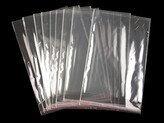 PP sáček s lepicí klopou 20x29 cm - 100 ks - transparent