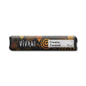Tyčinka mléčná čokoláda karamel 40 g BIO   VIVANI