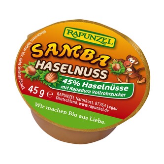 Pomazánka oříšková SAMBA mini 45 g BIO   RAPUNZEL