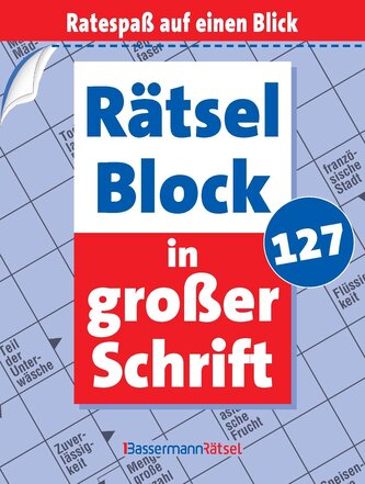 Rätselblock in großer Schrift 127 (5 Exemplare à 2,99 EUR)