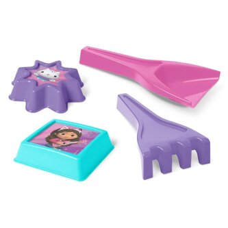 Universal łopatka i grabki + 2 foremki IML mix