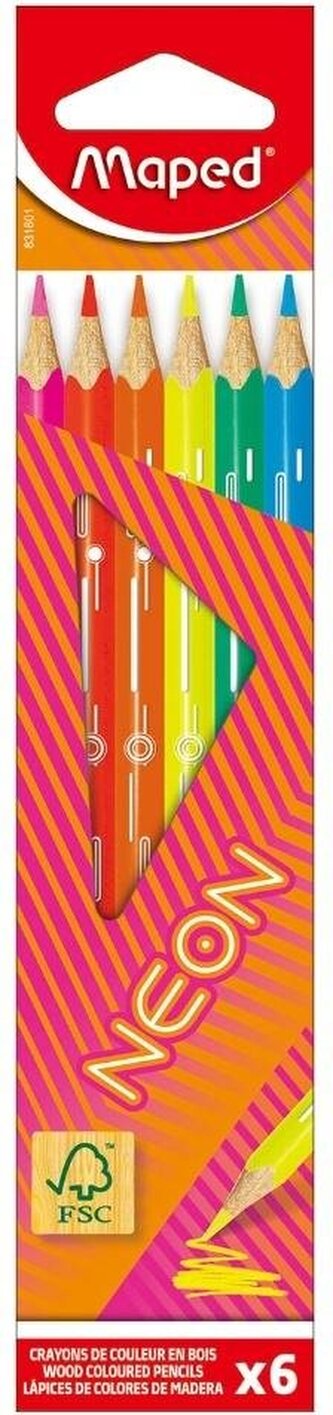 MAPED Pastelky Neon 6ks