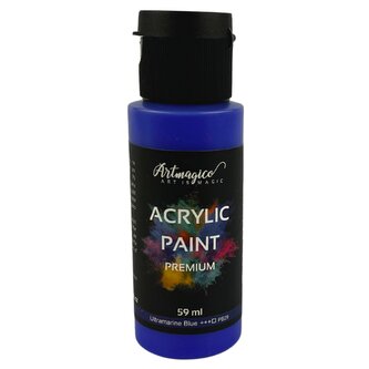 Artmagico - akrylové barvy Premium 59 ml Barva: Ultramarine blue
