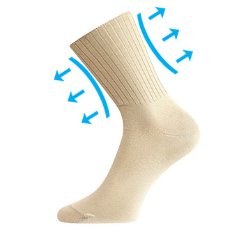 Boma® ponožky Diarten béžová 41-42 (27-28) 3 páry