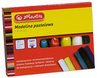 Modelina 6 Kol.pastel, 9560087, Herlitz