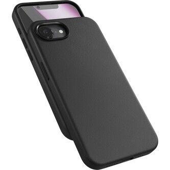 Epico Mag+ kožený kryt pro iPhone 16e černý