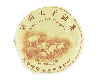 Tmavý čaj China Yunnan Pu Erh Shu Beng Cha Elephant 2021 - 100 g Tmavý čaj China Yunnan Pu Erh Shu Beng Cha Elephant 2021 - 100 g