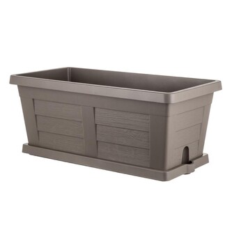 BAMA Set truhlík s podmiskou Legno 40cm, hnědá