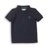 Tričko chlapecké Polo s krátkým rukávem, Minoti, 1POLO 2, tmavě modrá - 80/86