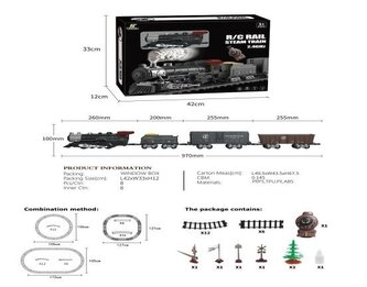 Kolejka R/C z dźwiękiem światłem i dymem
