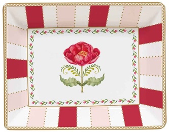 Porcelánový odkládací talířek Flowery