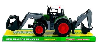 Traktor z turem i koparką