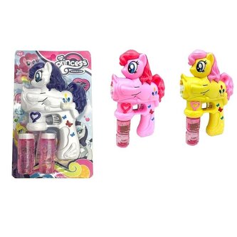 Pistolet do baniek kucyk światło dźwięk MIX