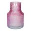 VÁZA POLINA 8.9X13.5X19.8CM RŮŽOVÁ PERLEŤOVÁ